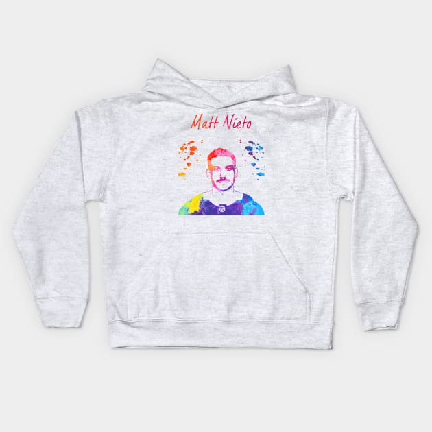 Matt Nieto Kids Hoodie by Moreno Art